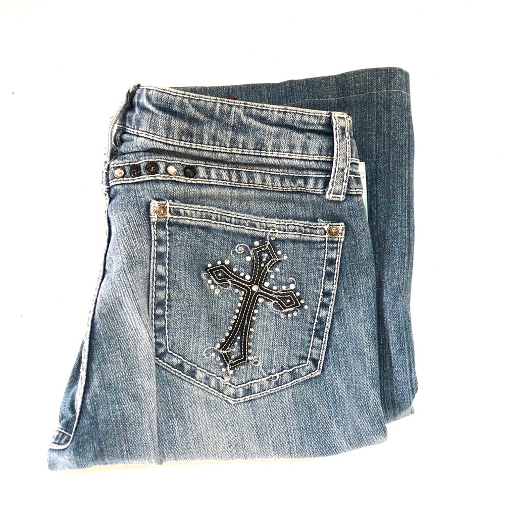 47 Rock by Wrangler WJN49MG Women's Jeans W1